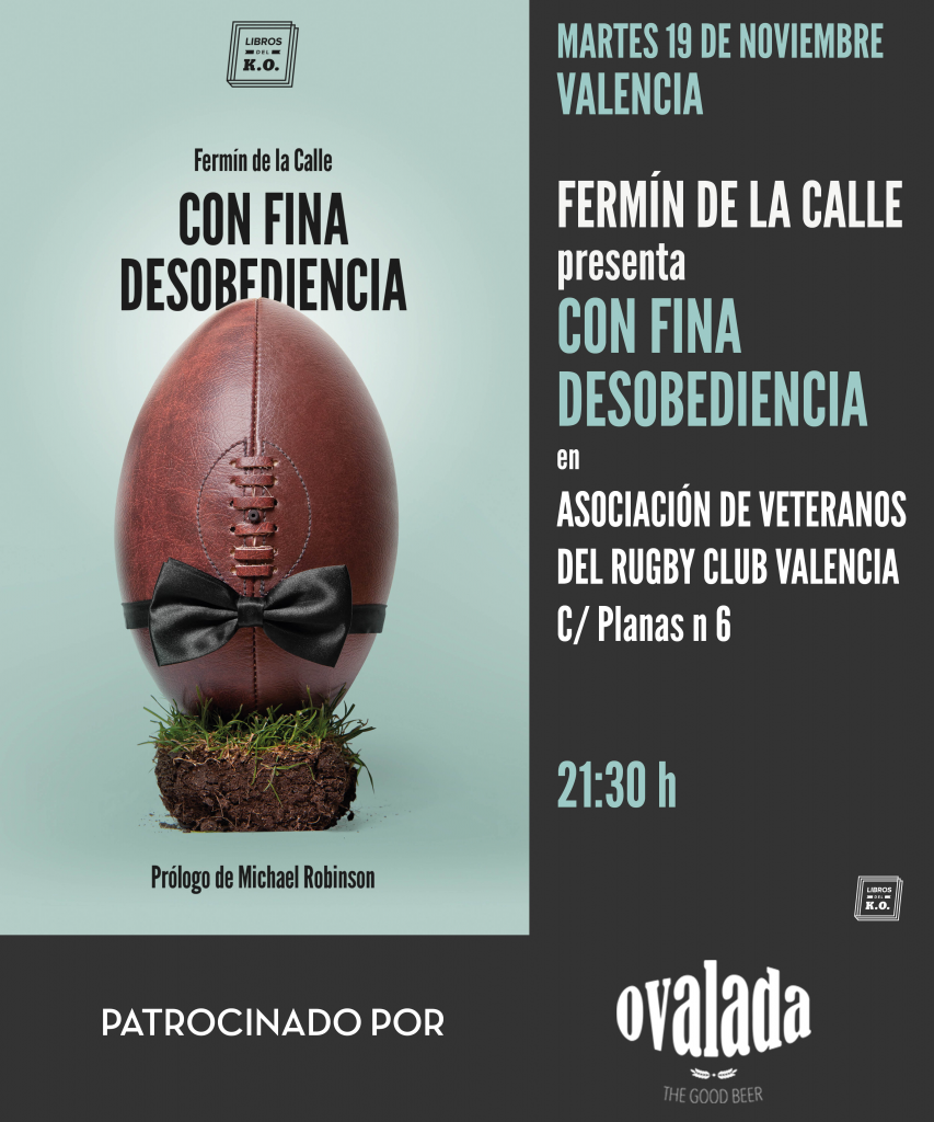 Fermín de la Calle presenta en Valencia su libro “Con fina desobediencia”